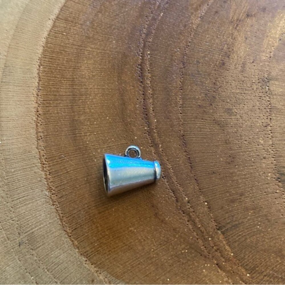 RETIRED James Avery Tiny Megaphone Charm, Sterling Silver